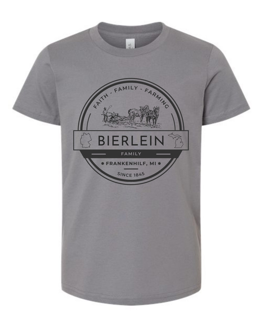 Bierlein Youth Tee: Horse & Plow