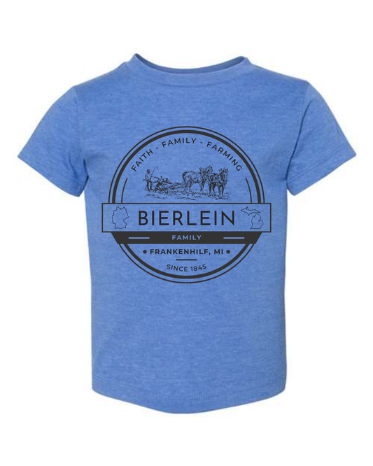 Bierlein Toddler Tee: Horse & Plow