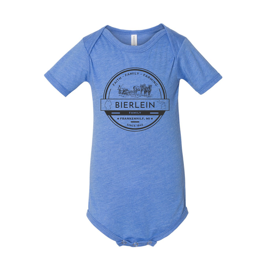 Bierlein Infant Onsie: Horse & Plow