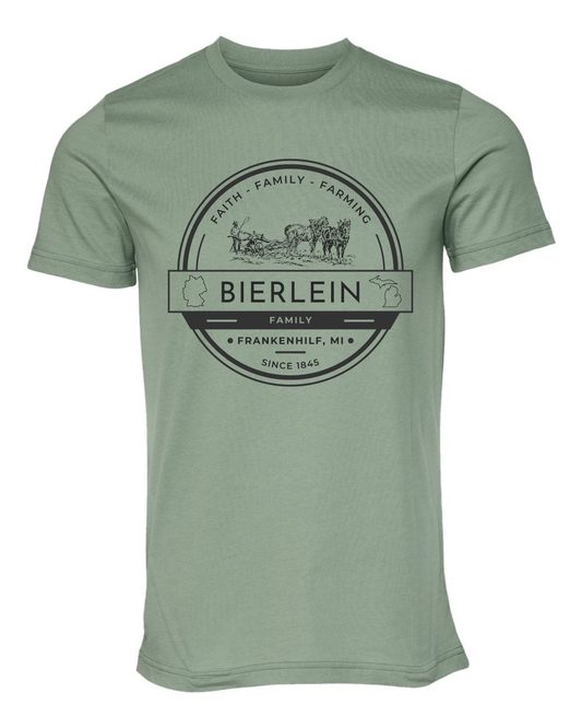 Bierlein Adult Tee: Horse & Plow